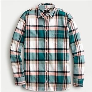 NWT J. Crew Classic-fit Boy Shirt in Pacey Plaid